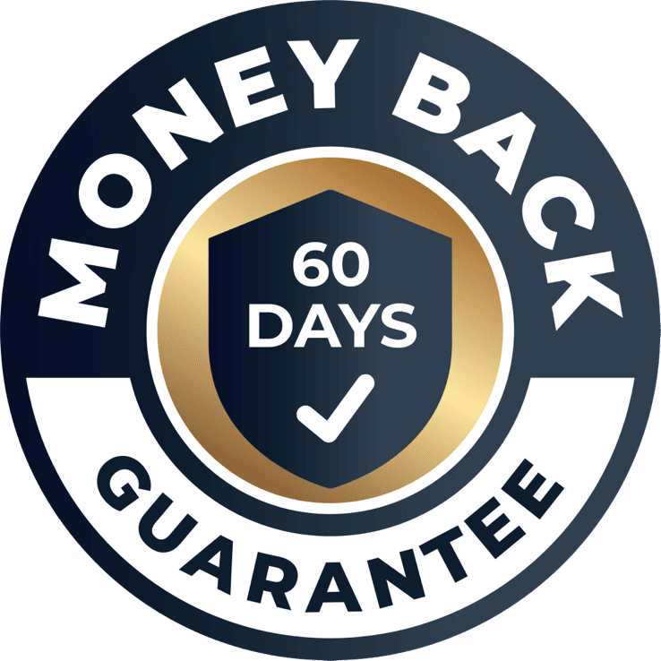 60-day money back guarantee